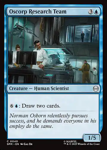 Oscorp Research Team - spm Spoiler