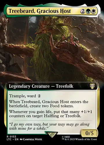 Treebeard, Gracious Host - ltc Spoiler