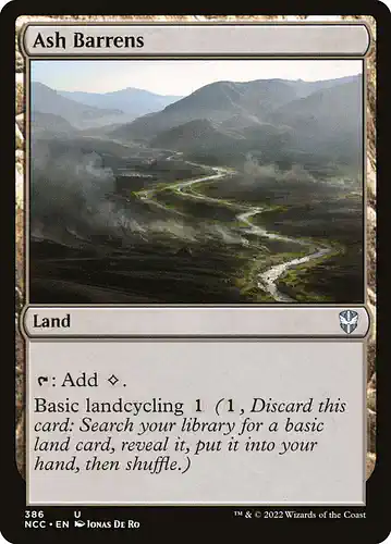 Ash Barrens - ncc Spoiler