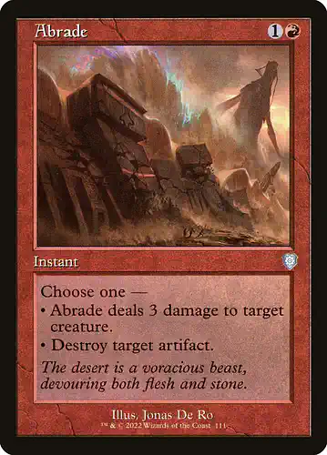 Abrade - brc Spoiler