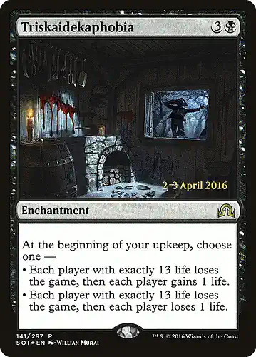 Triskaidekaphobia - soi Spoiler