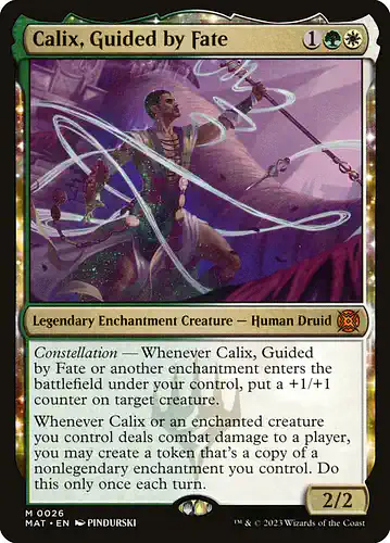 Calix, Guided by Fate - mat Spoiler
