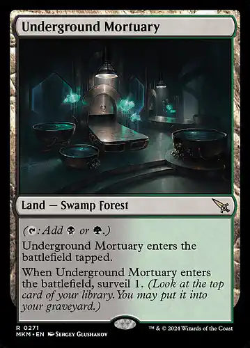 Underground Mortuary - mkm Spoiler