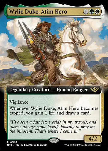 Wylie Duke, Atiin Hero - otj Spoiler