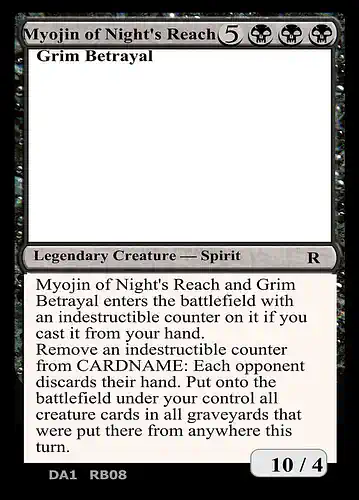 Myojin of Night's Reach and Grim Betrayal - unk Spoiler