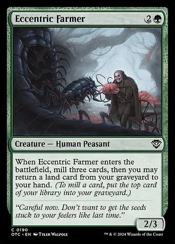 Eccentric Farmer - otc Spoiler
