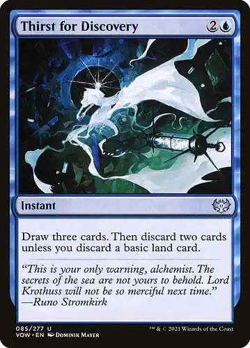 Thirst for Discovery - vow Spoiler