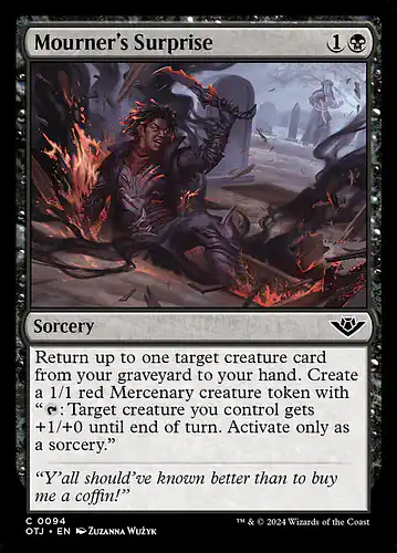 Mourner's Surprise - otj Spoiler