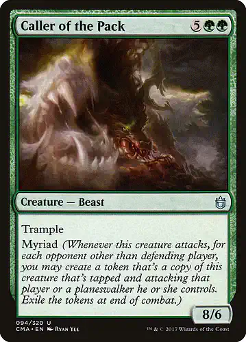 Caller of the Pack - cma Spoiler