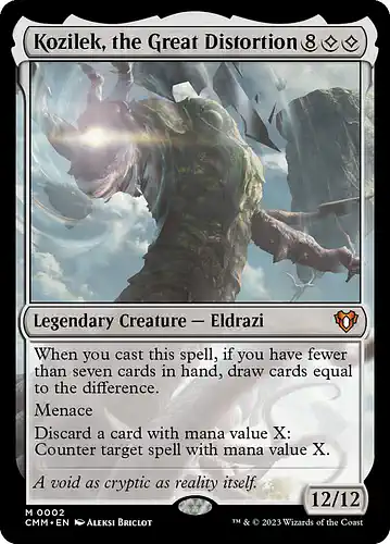 Kozilek, the Great Distortion - cmm Spoiler