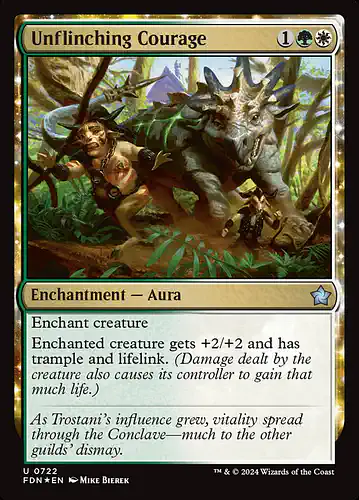 Unflinching Courage - fdn Spoiler
