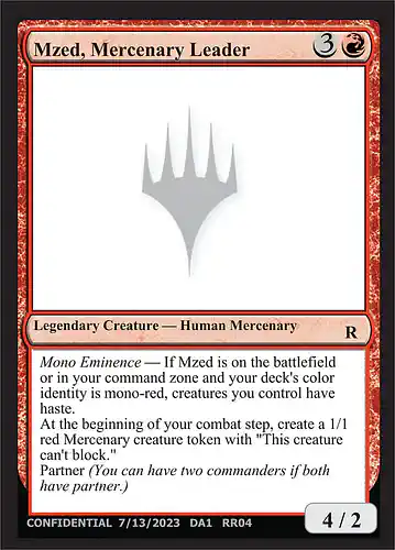 Mzed, Mercenary Leader - unk Spoiler