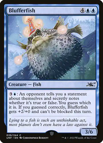 Blufferfish - unf Spoiler