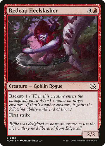 Redcap Heelslasher - mom Spoiler