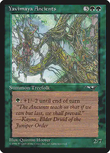 Yavimaya Ancients - all Spoiler