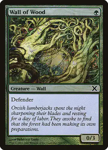 Wall of Wood - 10e Spoiler