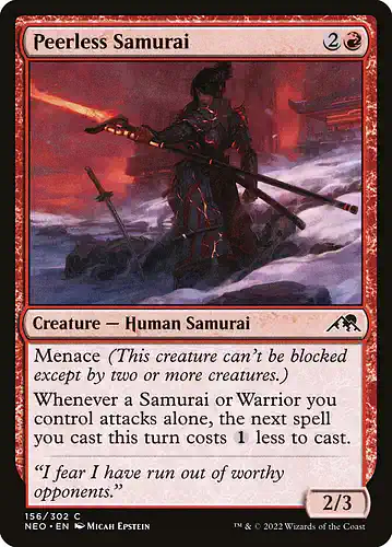 Peerless Samurai - neo Spoiler