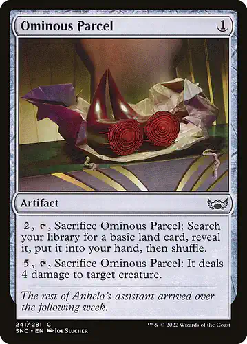 Ominous Parcel - snc Spoiler