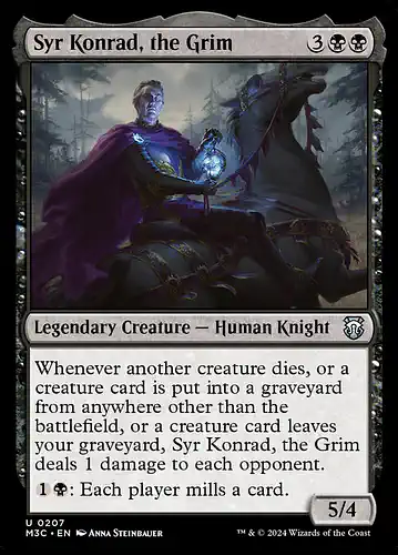 Syr Konrad, the Grim - m3c Spoiler