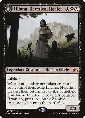 Liliana, Heretical Healer - ori Spoiler
