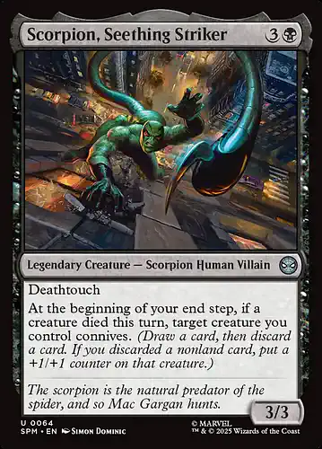 Scorpion, Seething Striker - spm Spoiler