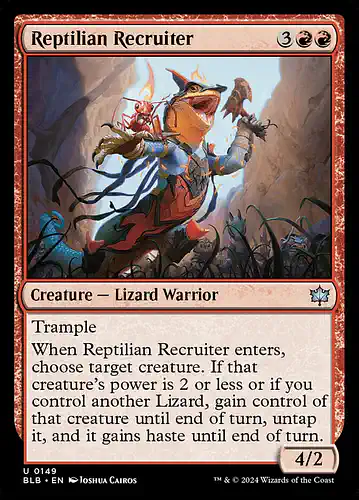 Reptilian Recruiter - blb Spoiler