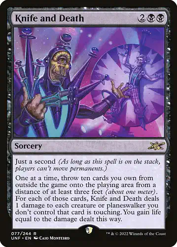 Knife and Death - unf Spoiler