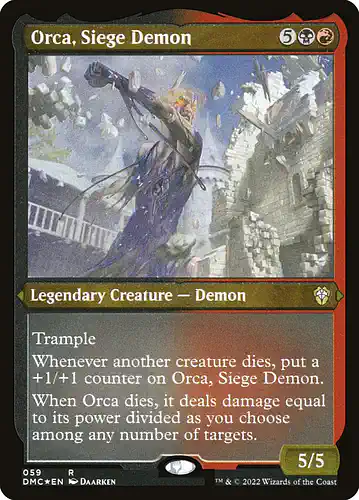 Orca, Siege Demon - dmc Spoiler