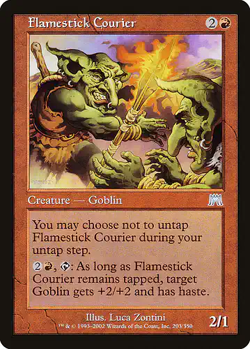 Flamestick Courier - ons Spoiler