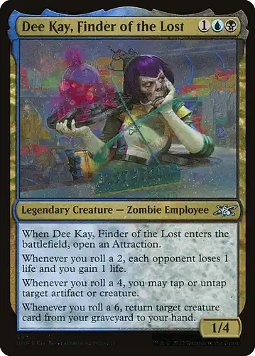 Dee Kay, Finder of the Lost - unf Spoiler
