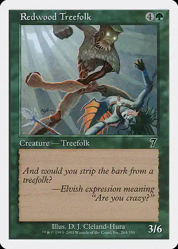 Redwood Treefolk - 7ed Spoiler