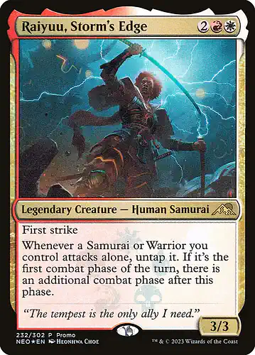 Raiyuu, Storm's Edge - neo Spoiler