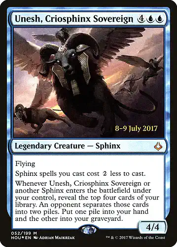 Unesh, Criosphinx Sovereign - hou Spoiler