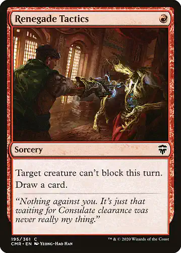 Renegade Tactics - cmr Spoiler