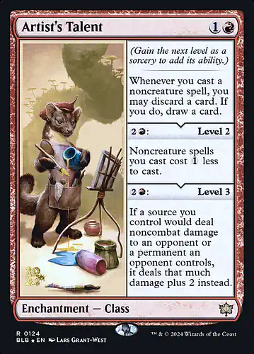 Artist's Talent - blb Spoiler