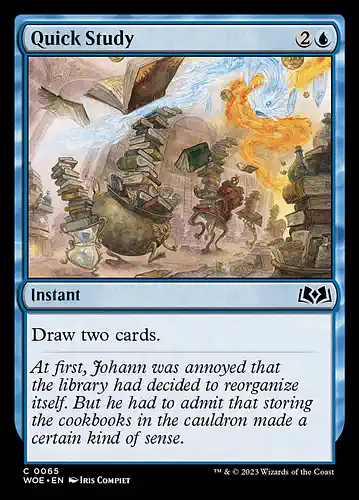 Quick Study - woe Spoiler
