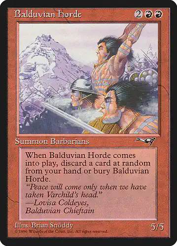 Balduvian Horde - all Spoiler