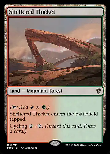 Sheltered Thicket - mkc Spoiler