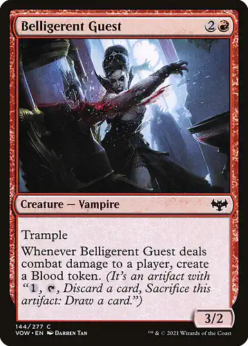 Belligerent Guest - vow Spoiler