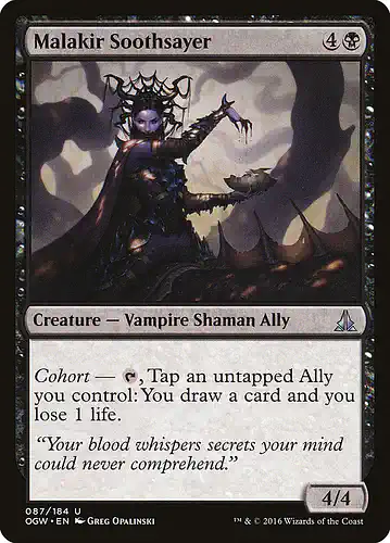 Malakir Soothsayer - ogw Spoiler