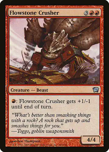 Flowstone Crusher - 9ed Spoiler