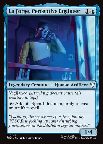 La Forge, Perceptive Engineer - trc Spoiler