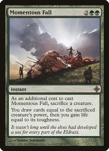 Momentous Fall - roe Spoiler