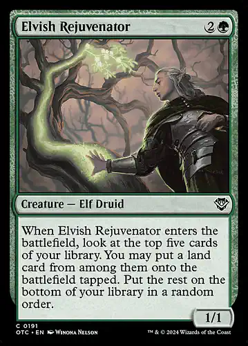 Elvish Rejuvenator - otc Spoiler