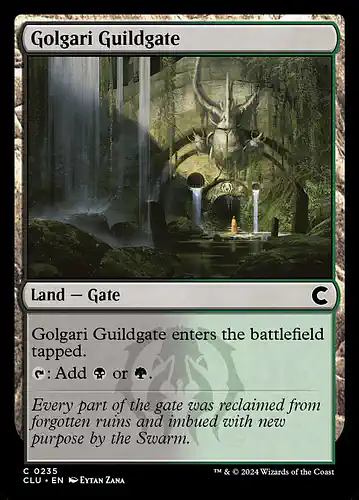 Golgari Guildgate - clu Spoiler