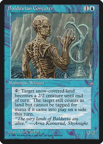 Balduvian Conjurer - ice Spoiler