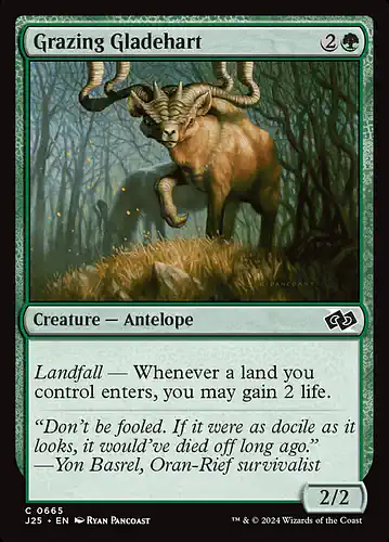 Grazing Gladehart - j25 Spoiler