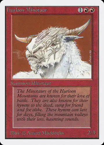 Hurloon Minotaur - 2ed Spoiler