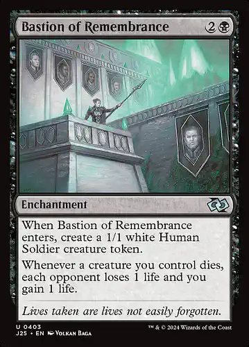 Bastion of Remembrance - j25 Spoiler