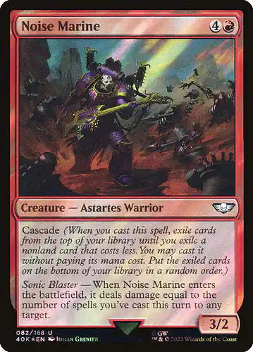 Noise Marine - 40k Spoiler